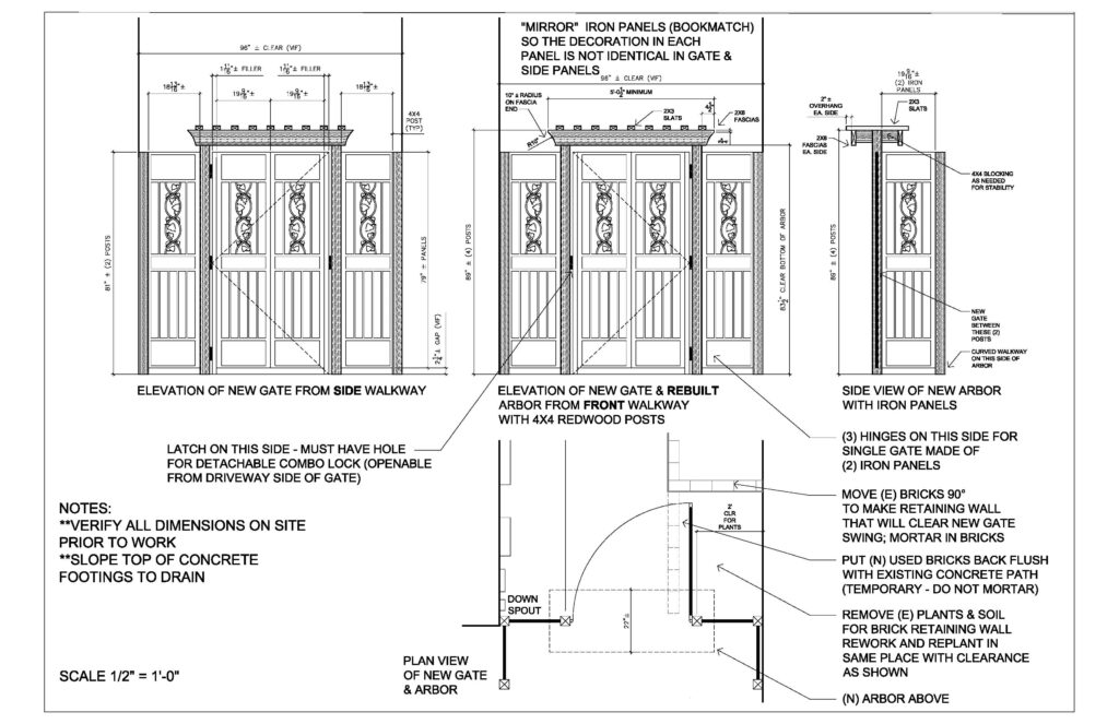 2043 Lincoln, Berkeley TRELLIS ASBUILT 08.01.24